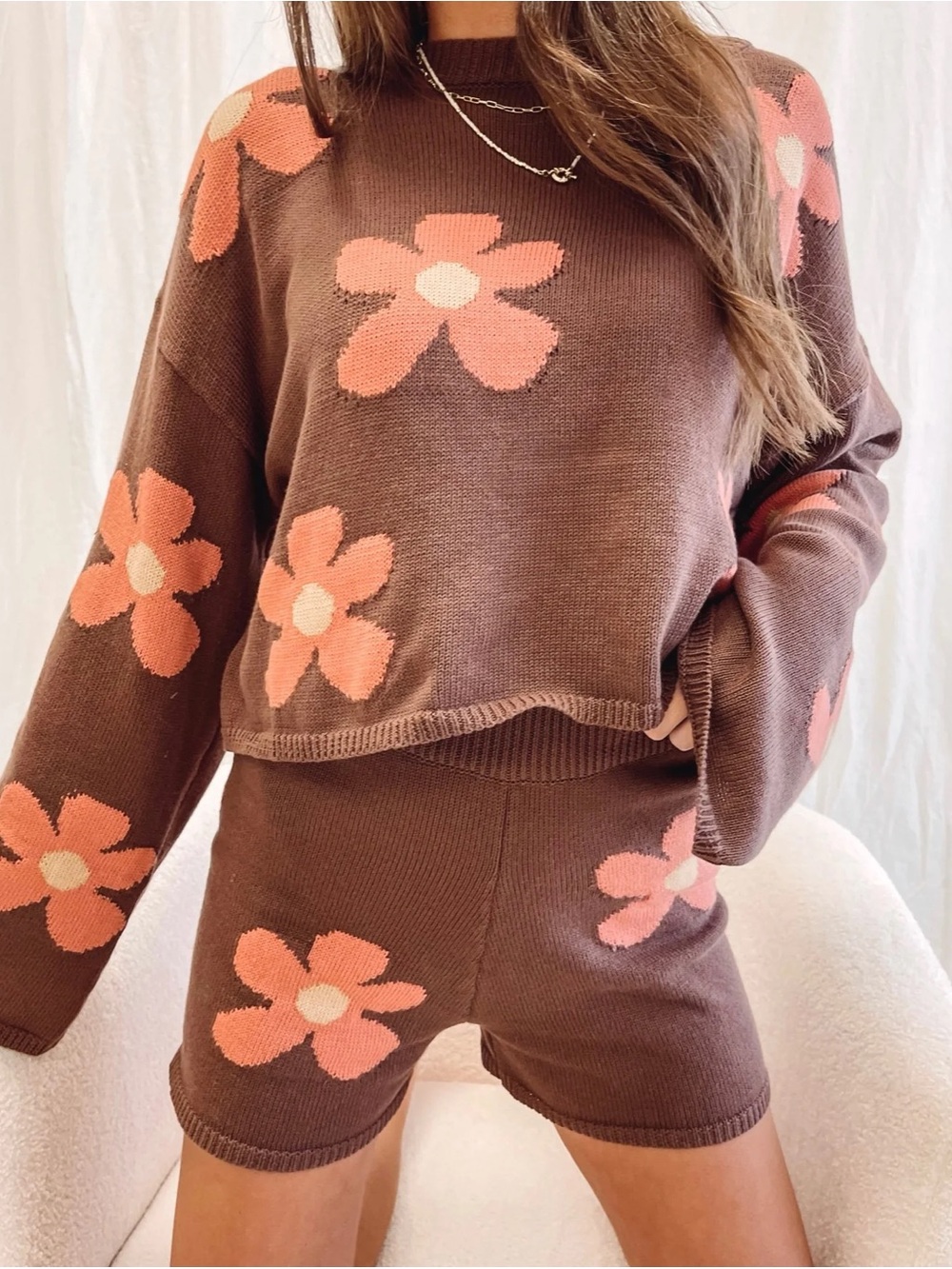 Floral Knit Set